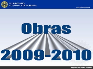 Obras 2009-2010 