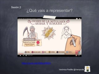 Verónica Padilla @Veroprofe
Sesión 2
¿Qué vais a representar?
https://youtu.be/rObjlxx2MZQ
 