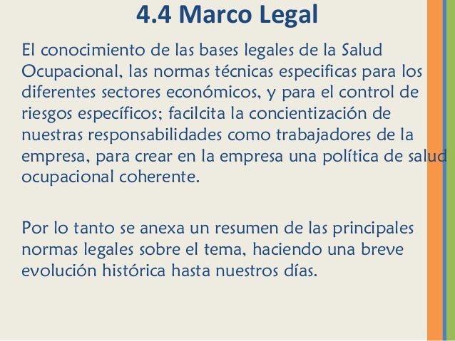 Resultado de imagen para marco legal de un proyecto ejemplo
