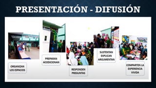 PRESENTACIÓN - DIFUSIÓN
 