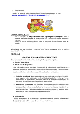 Proyectos de aula