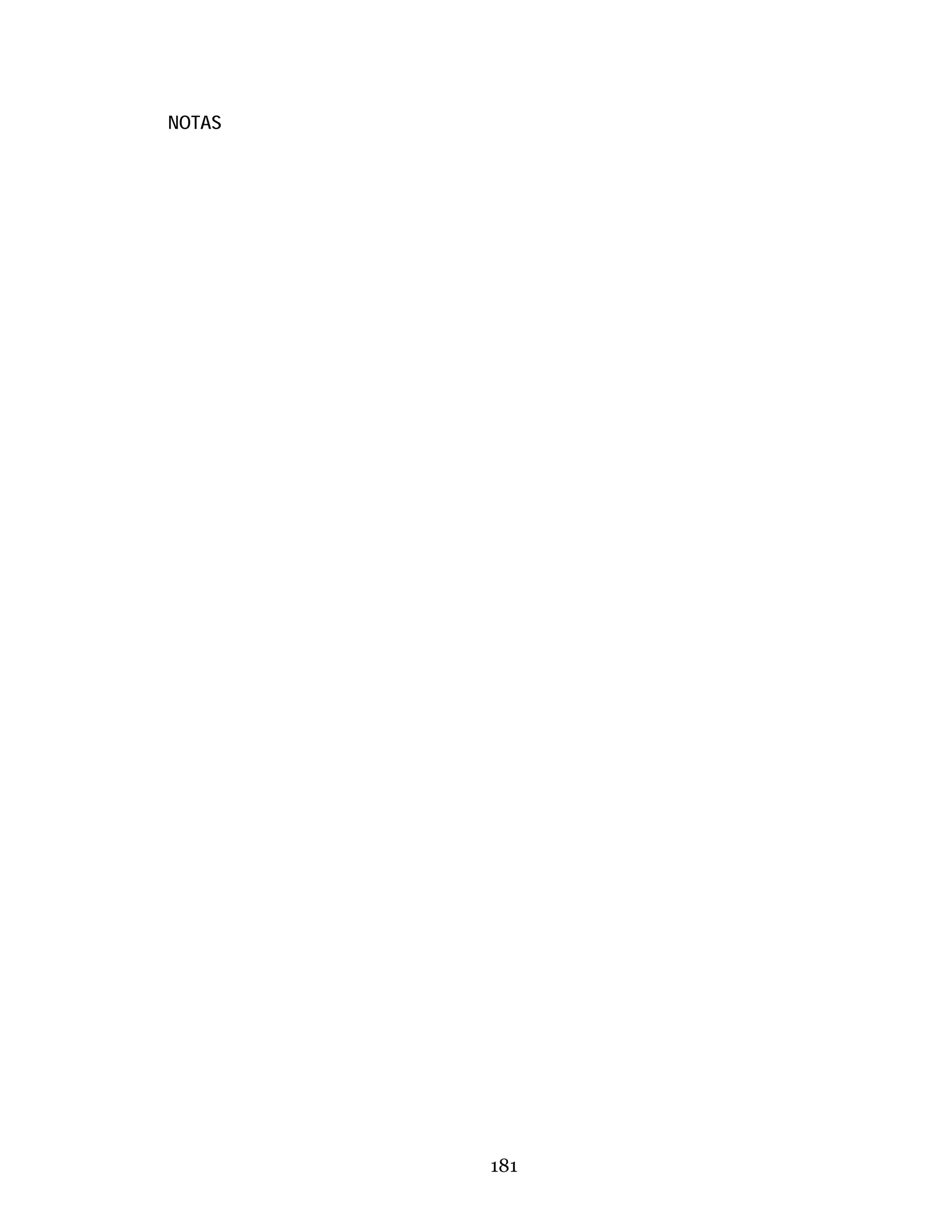 181
NOTAS
 
