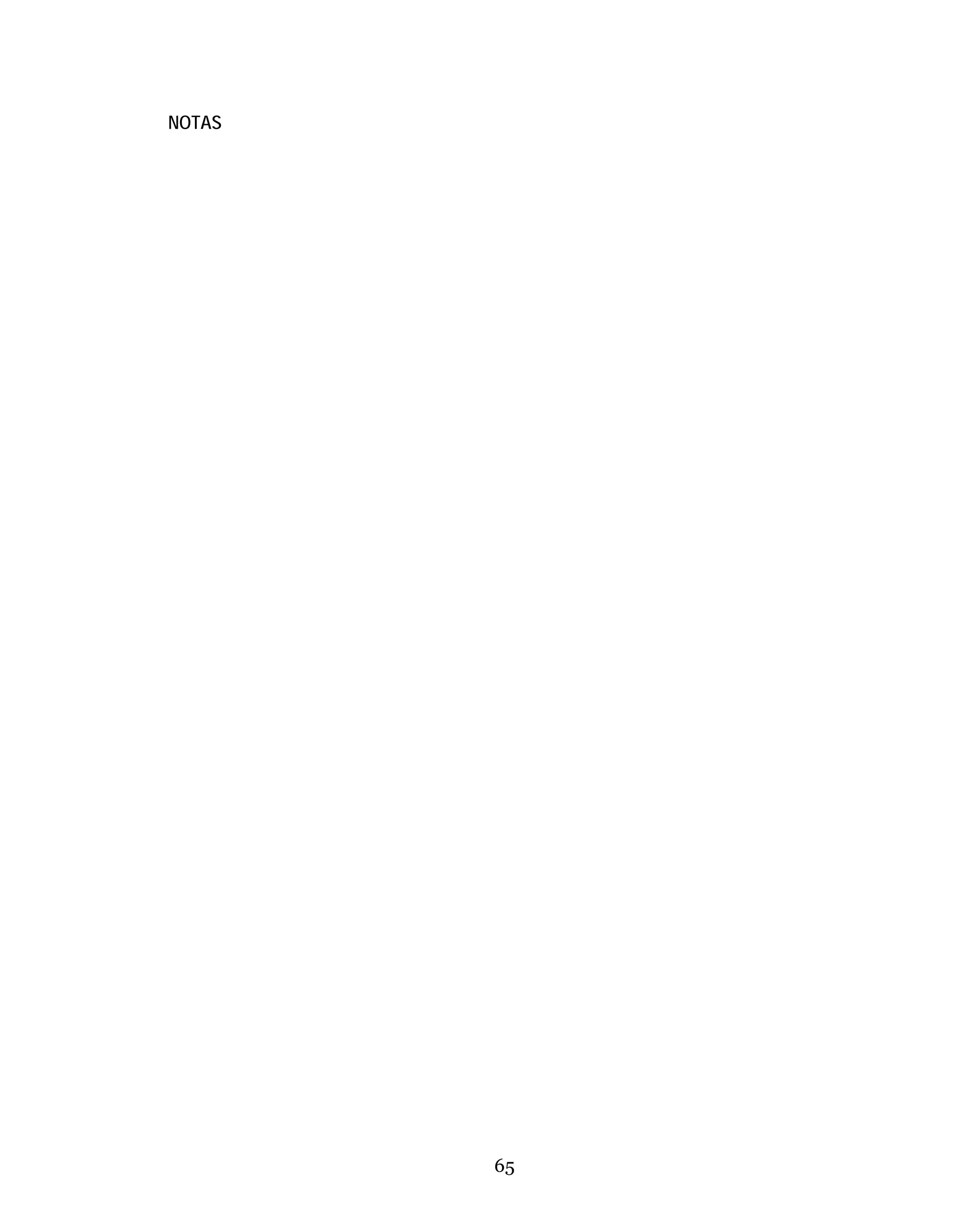 65
NOTAS
 