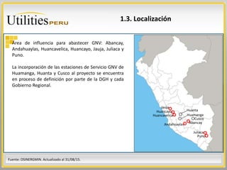 Proyectos de masificación del uso de gas natural en el Perú | PPTX