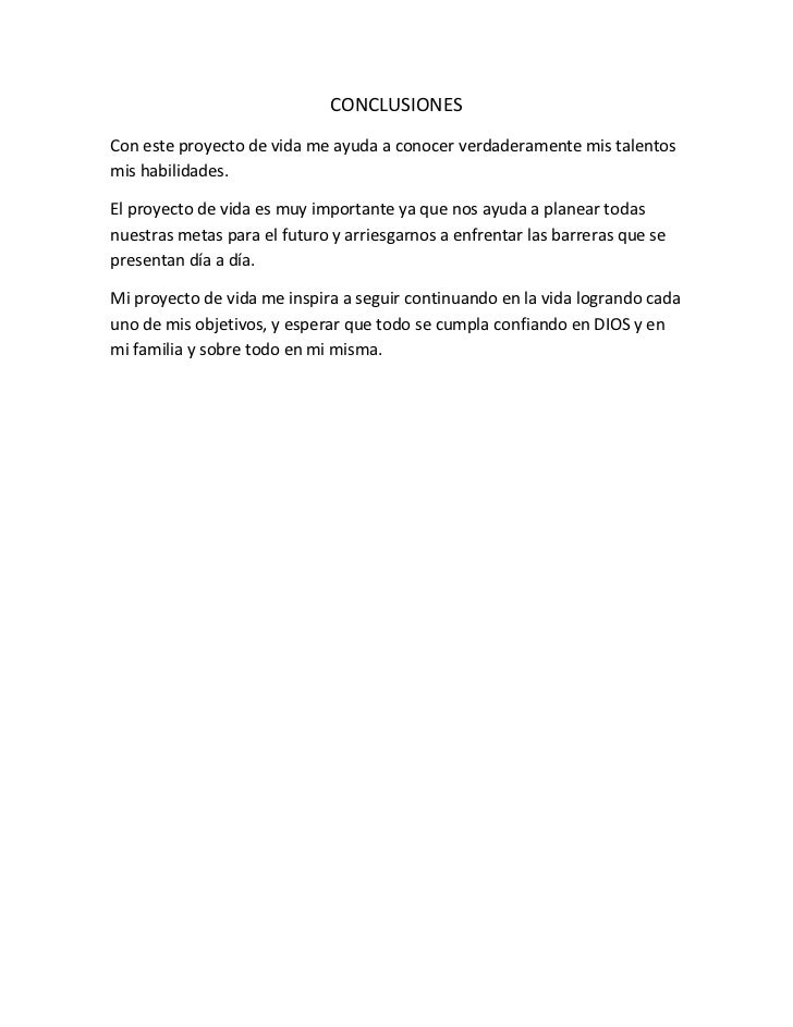 Proyectos de vida