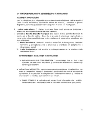 CONCLUSIONES
 Las herramientas TIC son de gran ayuda en el aprendizaje de la lengua castellana porque
ayudan que los estudiantes se motiven con el fin de aprender realizando ejercicios.
 Se logró llevar a cabo las actividades propuestas para el desarrollo del proyecto de aula y
fue de gran motivación el uso del procesador de texto y el procesador de dibujo, fue de
gran ayuda en el desarrollo del trabajo con los alumnos.
 Se concluyó la actividad de una manera exitosa y se resolvieron las dudas, preguntas e
inquietudes de los alumnos.

11

 