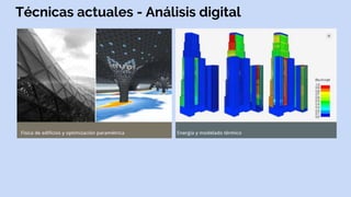 Técnicas actuales - Análisis digital
 