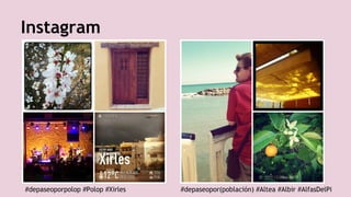 Instagram
#depaseoporpolop #Polop #Xirles #depaseopor(población) #Altea #Albir #AlfasDelPi
 