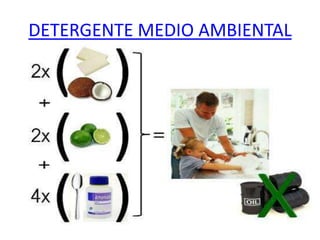DETERGENTE MEDIO AMBIENTAL
 