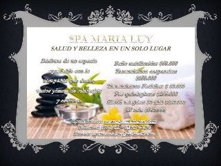 Proyecto  spa maria luy