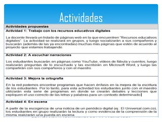 Actividades
 