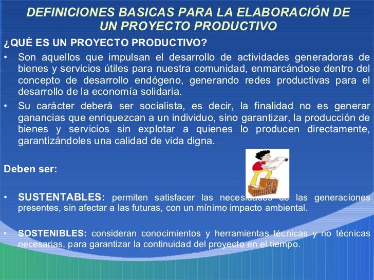 Proyectos Productivos Ponencia