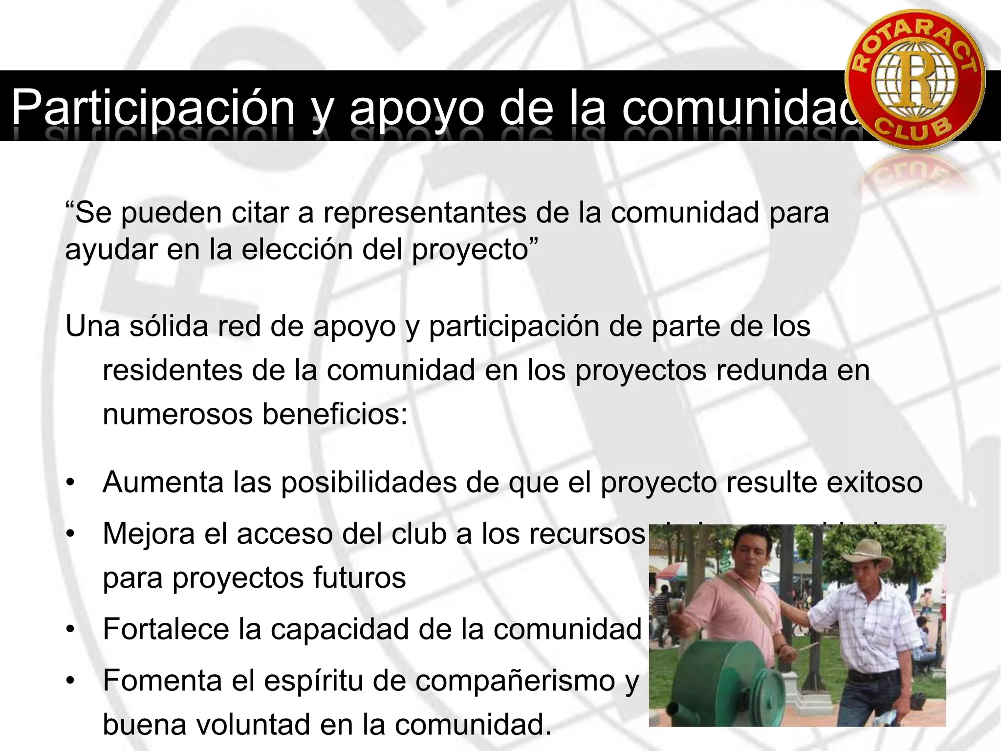 Mapa de la comunidad