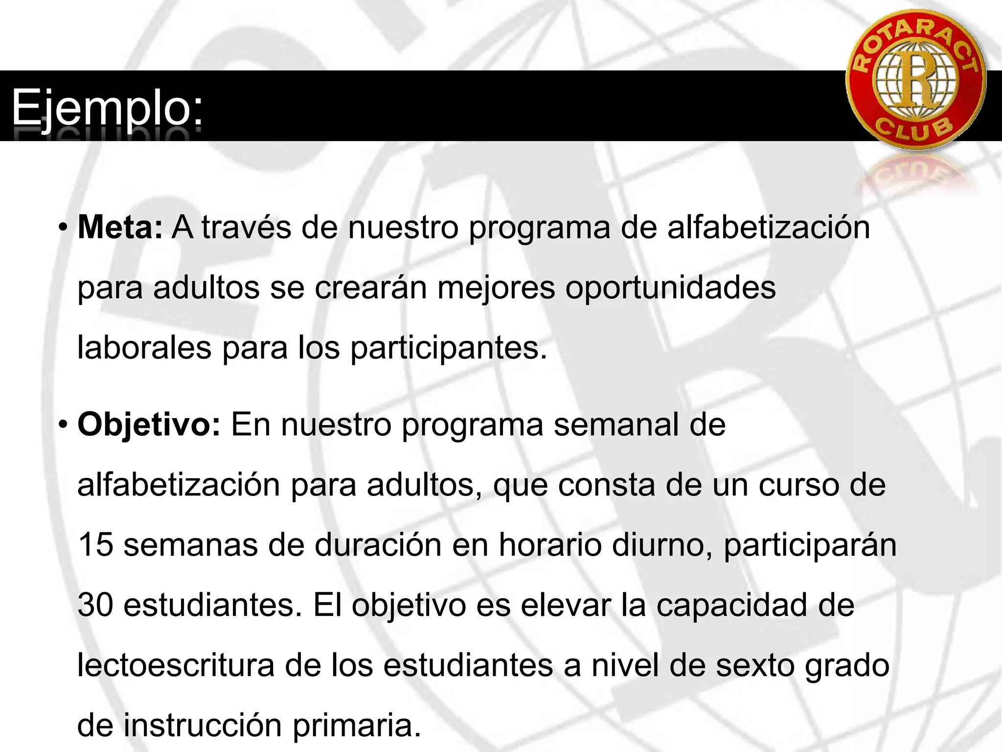 Preservemos el Planeta TierraParticipación y apoyo de la comunidad “Se pueden citar a representantes de la comunidad para ayudar en la elección del proyecto”Una sólida red de apoyo y participación de parte de los residentes de la comunidad en los proyectos redunda en numerosos beneficios: Aumenta las posibilidades de que el proyecto resulte exitoso