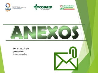 Ver manual de
proyectos
transversales
 