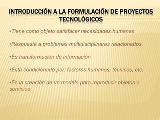 Proyecto Tecnologico Parte I