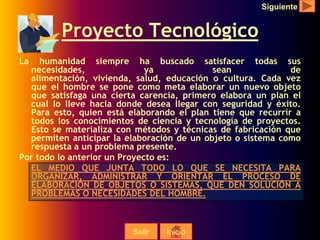 Proyecto  Tecnologico  Parte  I I