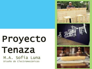 Proyecto
Tenaza
M.A. Sofía Luna
Diseño de Electromecánicos
 