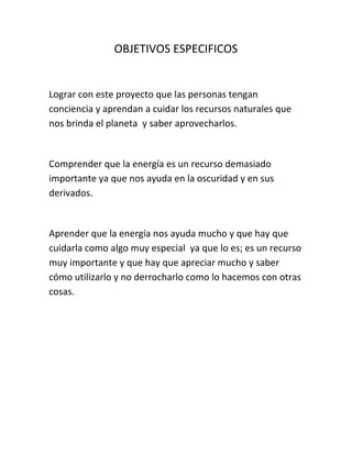 Semillero8: Ahorro de energía