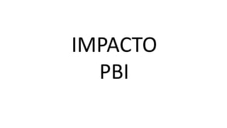 IMPACTO
PBI
 