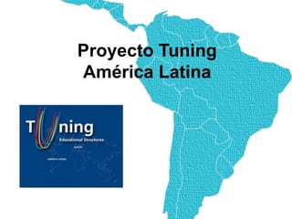 Proyecto Tuning
América Latina
 