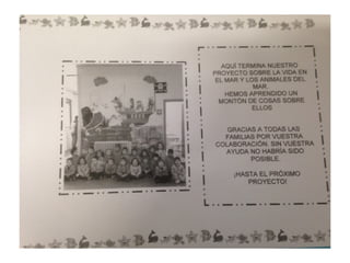 Proyecto vida en el mar nivel 4 años EI