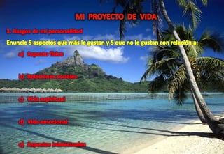 PROYECTO DE VIDA I.E. "MAYS"