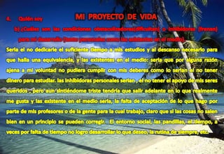 PROYECTO DE VIDA I.E. "MAYS"