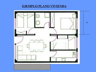 EJEMPLO PLANO VIVIENDA 2m 