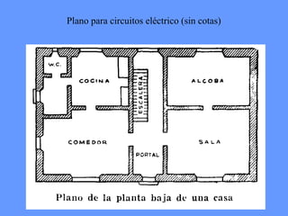   Plano para circuitos eléctrico (sin cotas) 