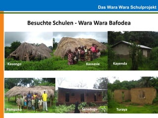 Das Wara Wara Schulprojekt

          Besuchte Schulen - Wara Wara Bafodea




Kasongo                        Kassasie    ...