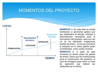 Proyecto: Instrumento de planificación, el cual desarrolla un conjunto de acciones, actividades y recursos de forma coherentes desde el punto de vista técnico, que puede ser sectorizado de manera publica o privada para su ejecución. PROYECTOImportancia:  Se refiere a su repercusión en las metas de desarrollo, dicha repercusión  obedece a:Tamaño del proyecto en relación  a las dimensiones económicas del sistema en que se inserta.