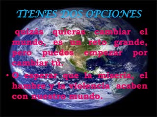 por los que no tienen que comer