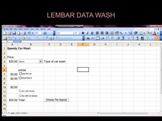 LEMBAR DATA WASH
 