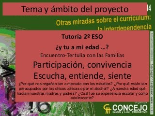 Miniproyectos en la tutoría de 2º de ESO en el IES Recesvinto de Venta de Baños (Palencia)