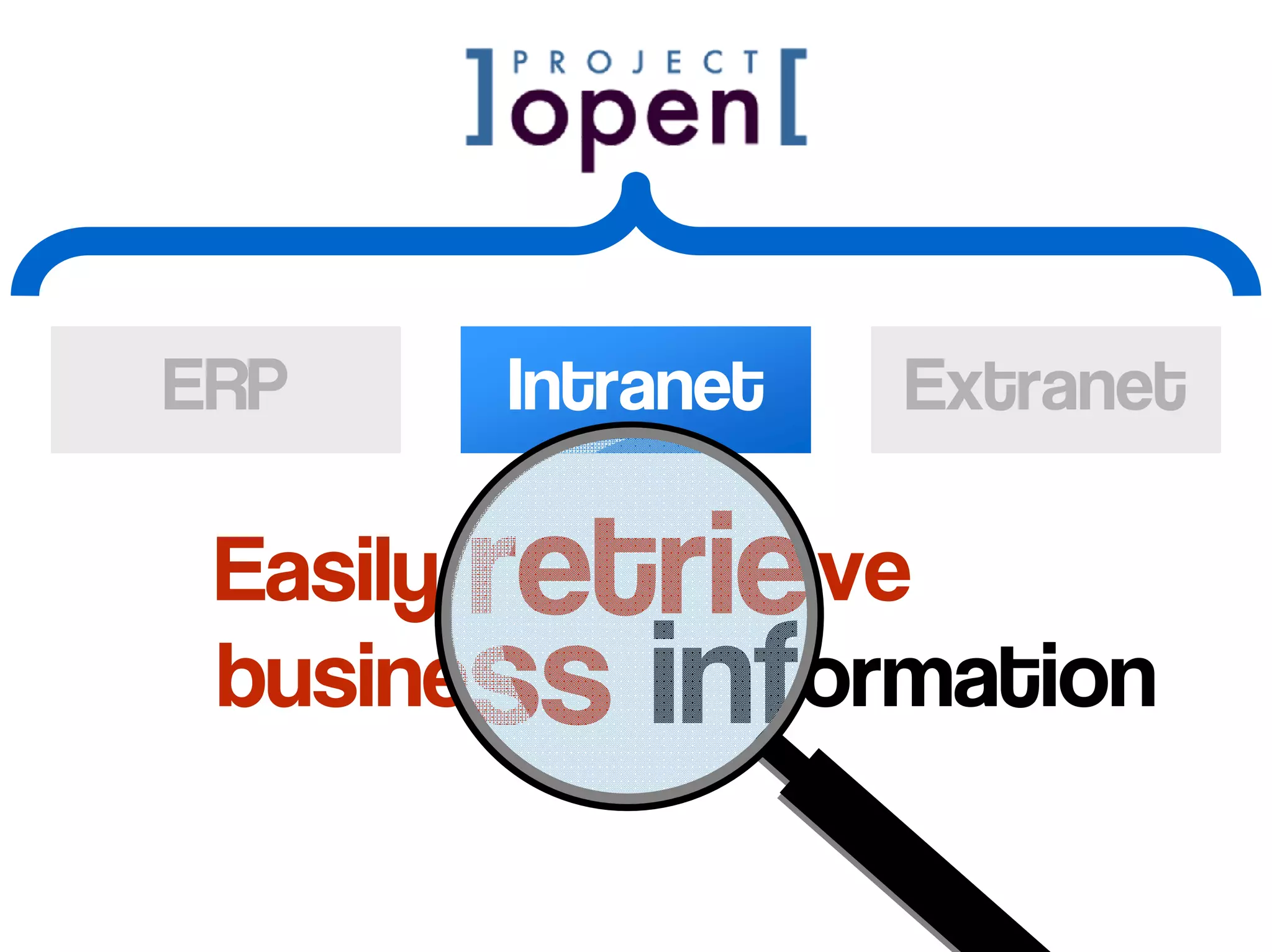 ERP       Intranet   Extranet

      retrie ve
 Easily
      ss information
 busine
 