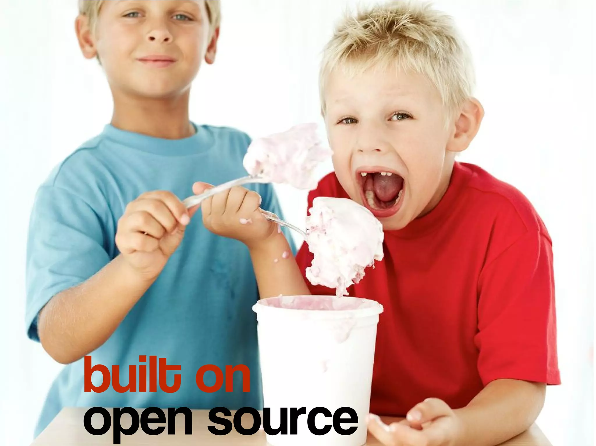 built on
open source
 