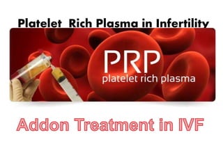 Platelet Rich Plasma in Infertility
 
