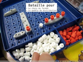 Bataille pour
●   Le choix du format
●   Le modèle de distribution




                                                         27

                           CC-BY-NC-ND // Jilldoughtie // Flickr
 