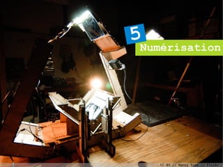5
Numérisation




                           36

    CC-BY // Nancy Sims // Flickr
 