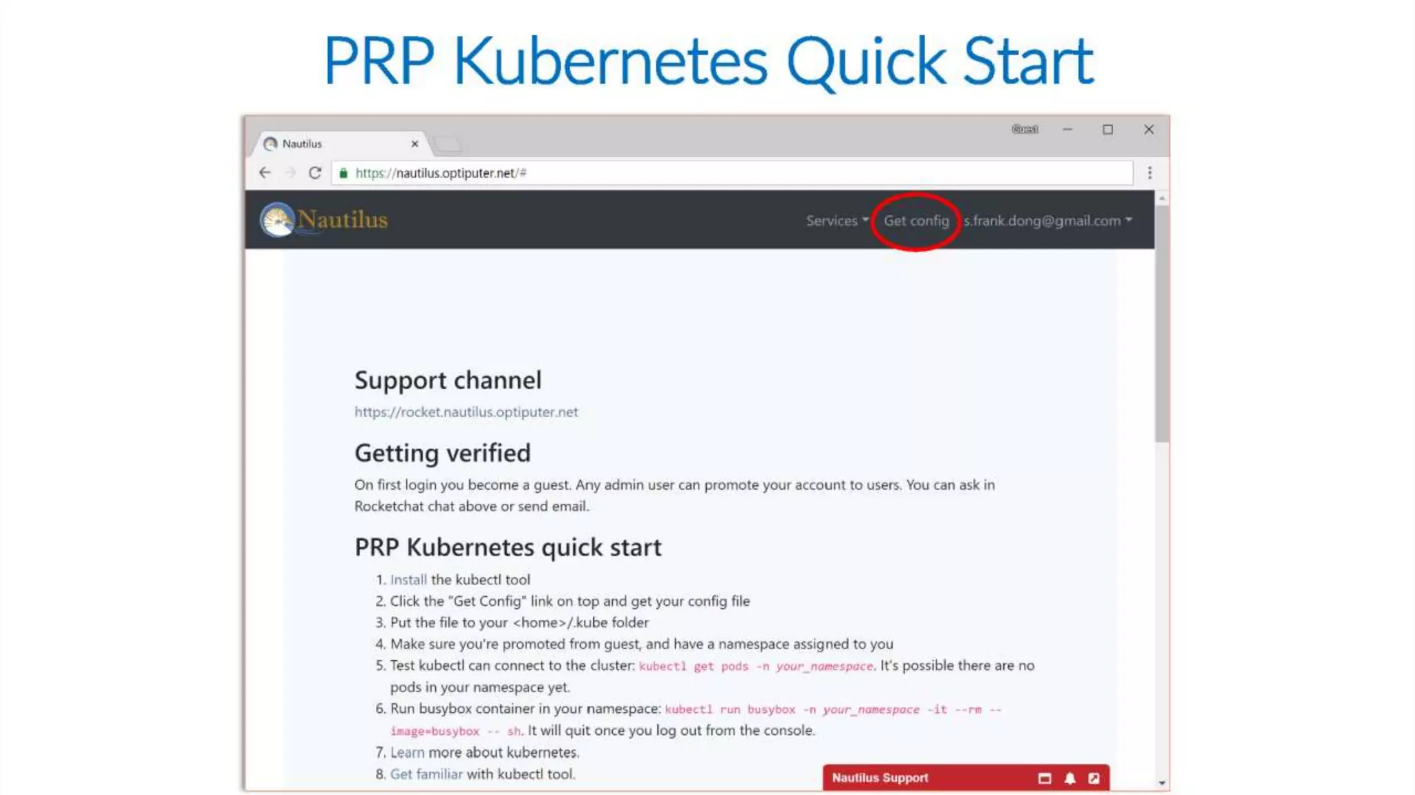 PRP Distributed Kubernetes Cluster