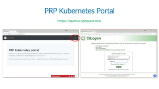 PRP Distributed Kubernetes Cluster