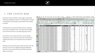 Excel Status Pivot Excel Crash Course: Pivot Tables | PDF