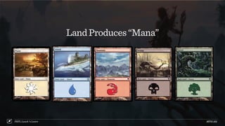 MTG:101PRPL Lunch ’n Learn
LandProduces“Mana”
 
