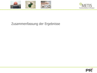Zusammenfassung der Ergebnisse 