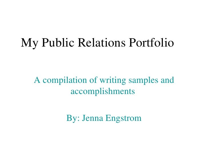 Relations Portfolio Template Pr Portfolio Relations Portfolio Template Pr Portfolio