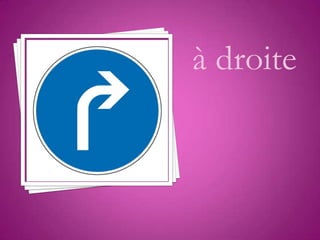 à droite