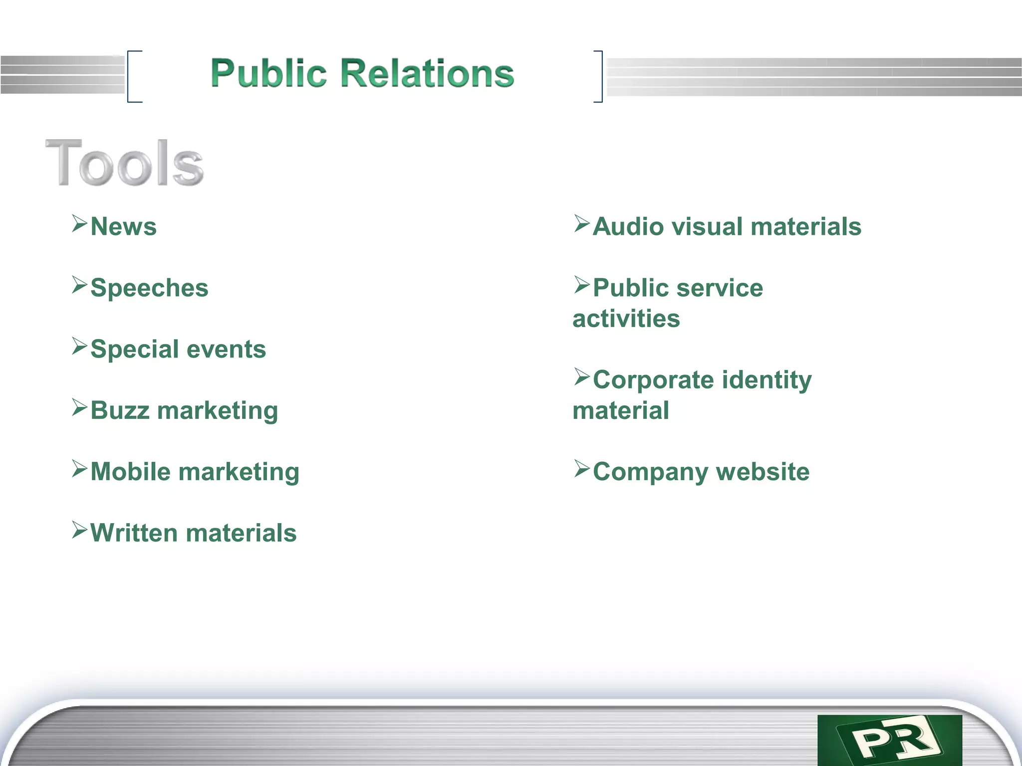 Public relations introduction | PPT