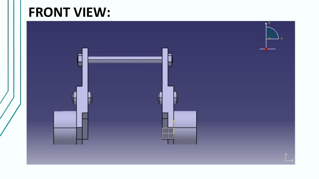 Rocker bogie mechanism (design and fabrication)