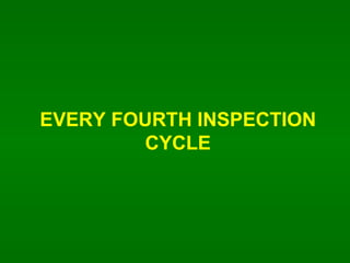 EVERY FOURTH INSPECTION CYCLE 